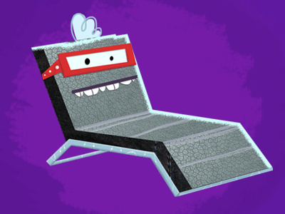 Lola Chair art direction character design illustration