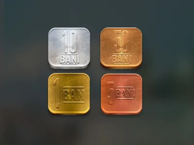 All 4 Coins aluminum coin cooper gold icon ios money