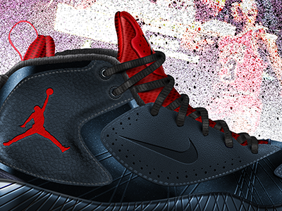 Air Jordan 2012 3 Cropped Small icon illustration jordan nike photoshop shoe