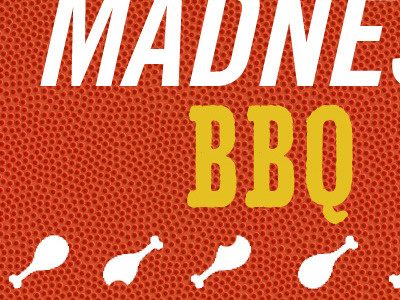 March Madness BBQ invite for Citi Bank invitation