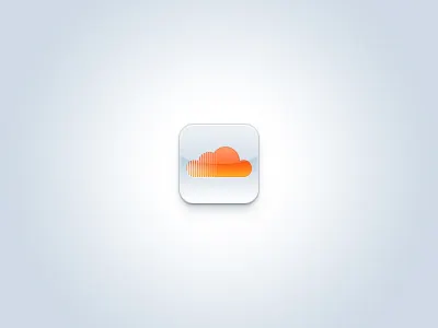 SoundCloud Icon audio cloud music orange soundcloud