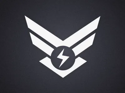 Skyvolt 2012 badge dukt lightning logo pilot