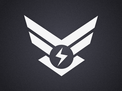 Skyvolt 2012 badge dukt lightning logo pilot