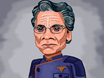 William Adama challenge character drawing illustration