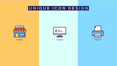 Custom Vector Icon Design branding graphic design logo