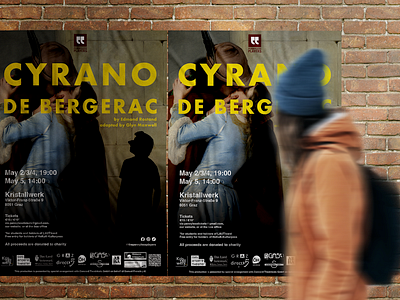 Cyrano De Bergerac cyrano de bergerac flyer poster production theatre