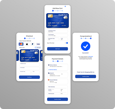 Credit Card Checkout #dailyui #002 002 apps basket credit card checkout dailyui design figma inspiration phone prototype ui user interface