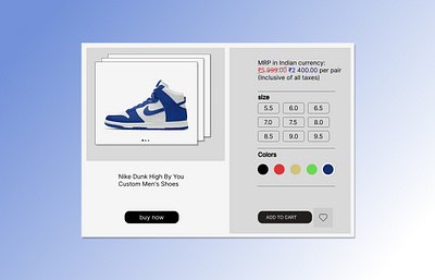 Daily UI : 33 Customize Product...