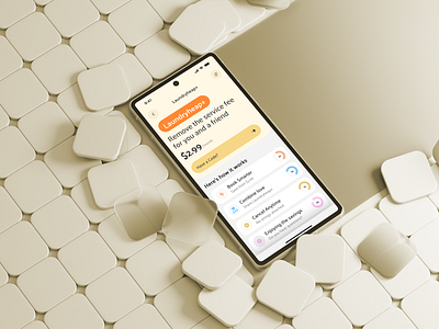 Laundry Mobile App app app design laundry app laundry app design laundry mobile app laundry service mobile app
