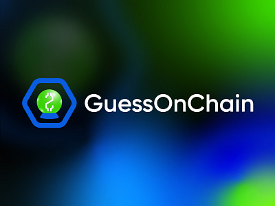 Guess On Chain – Logo Design Project blockchain brand identity branding crypto crystal ball decentralized defi dollar sign logo logo design logo identity logotype magic modern logo polygon startup tech technology token web3