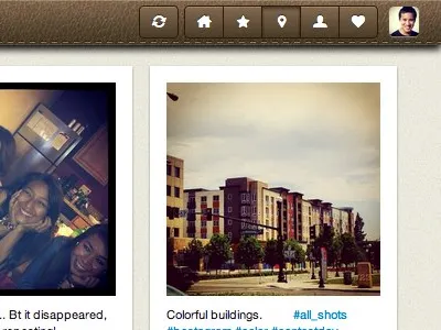 Location Marker app brown css icon leather web
