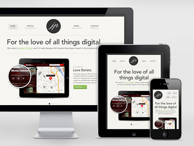 Responsive! design desktop ipad iphone layout responsive typography