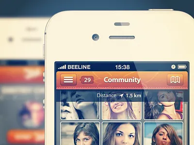 Joyl app interface ios iphone mobile photo social stream ui
