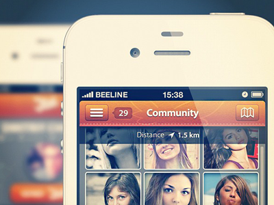 Joyl app interface ios iphone mobile photo social stream ui