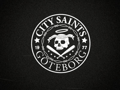 Saints logo punk rock