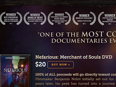 Nefarious DVD