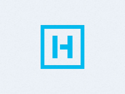 Simple icon blue branding clean simple