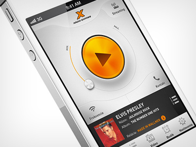 Radio app doodle up 2 app expres radio ui