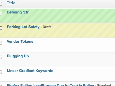 Stripey admin css custom gradients ui wordpress