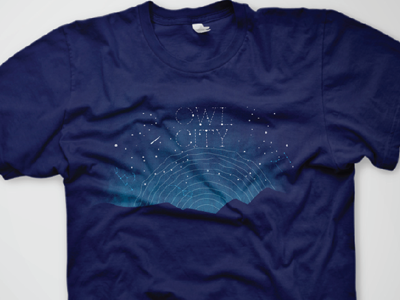 Shooting Star 2 constellation night shirt stars