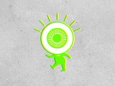 Forum Avatar avatar character eyeball illustration lime green man vector yellow