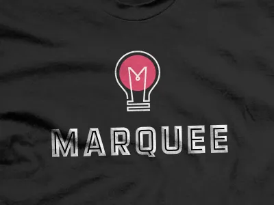 Meet marquee bulb detroit light logo marquee shirt t shirt