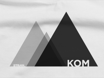 Strava King of the mountain concept kom mountains strava t shirt