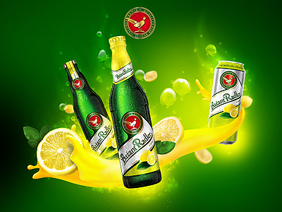 Radler beer flash webdesign