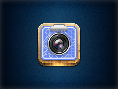 Snag blueprint camera construction icon ipad iphone