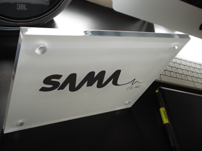 Scottish Alternative Music Awards™ (SAMA™) perspex logo mount