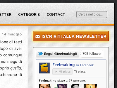 Feelmaking UI (CSS driven) button css html ui webdesign