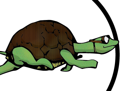 Stamp the Champ Cover book illustration turtle