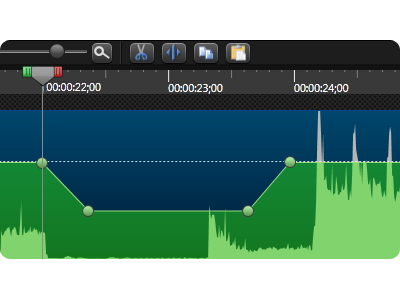 Audio Editing app ui