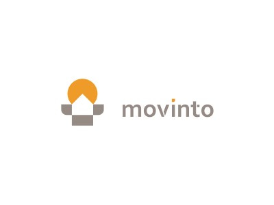 Logo Movinto brandglow company logo mintin moving