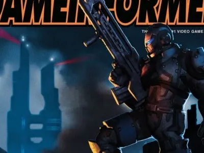 Game Informer Cover 3d illustration xbox
