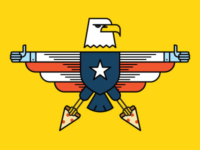 Pizza Eagle america freedom pizza