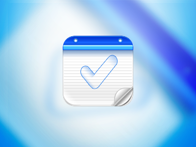 Tasks icon ios note task