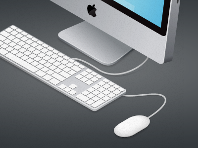 Isometric iMac apple computer imac isometric mac