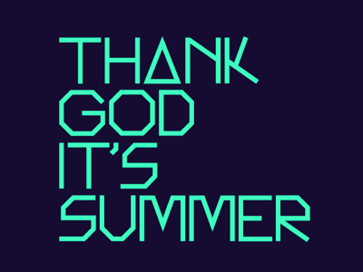 T.G.I.Summer logo wordmark