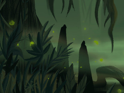 Swamp WIP digital environment wip