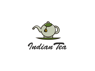 Indian Tea brand caj communication agency cup elephant indian leaf lemon logo logo design logo designer pavel surovy symbol tea