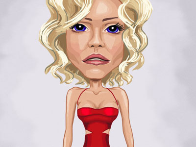 Caprica Six battlestar galactica challenge character drawing illustration