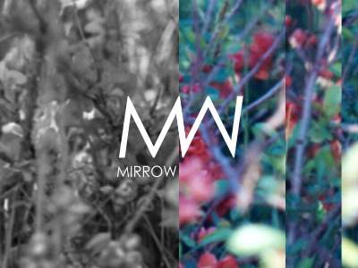 Mirrow logo concept minimalist mirrow