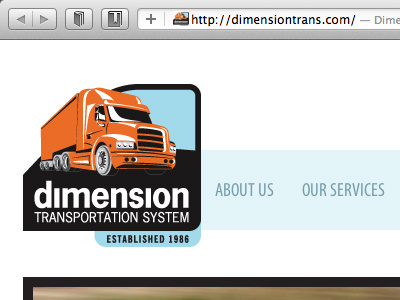 A New Dimension responsive web