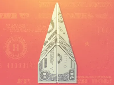 _126 500 economy fortune illustration paper airplane