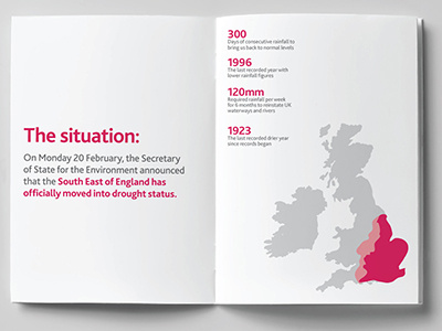 Visualising Drought clean design layout print type typography vector