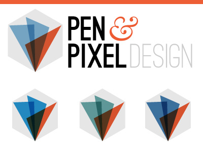 Pen & Pixel logo concepts branding logo