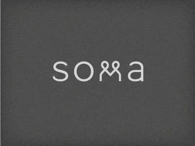 Soma heart logo logotype