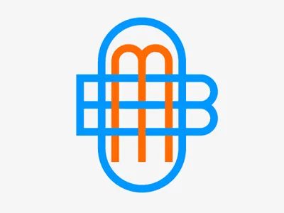 Better More Okay logo monogram personal work