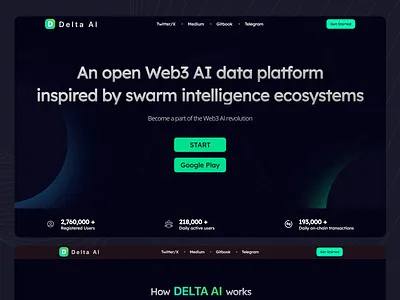 Delta AI : Swarm Intelligence , Web3 Innovation analysis collective connect data decentralized delta development explore future global intelligence machine network open platform power revolution science startups transform
